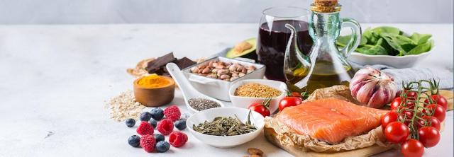 gesunde mediterrane Lebensmittel