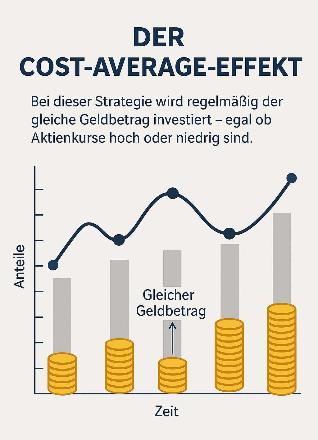 Grafische Darstellung Cost-Average-Effekt