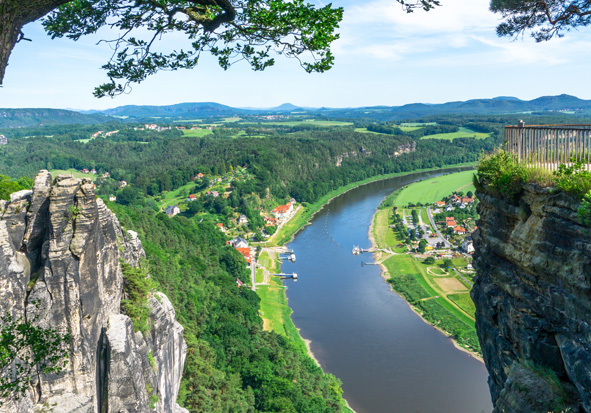 Landschaft Sächsische Schweiz